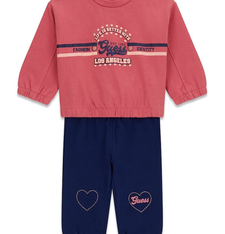 Суитшърт с лого и свободен спортен панталон GUESS KIDS