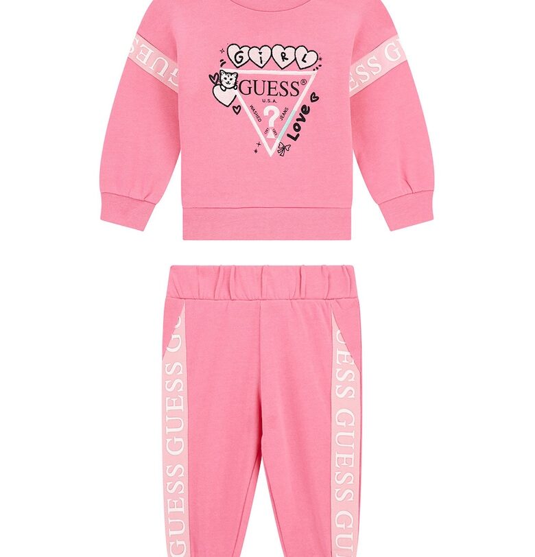 Суитшърт с лого и спортен панталон GUESS KIDS