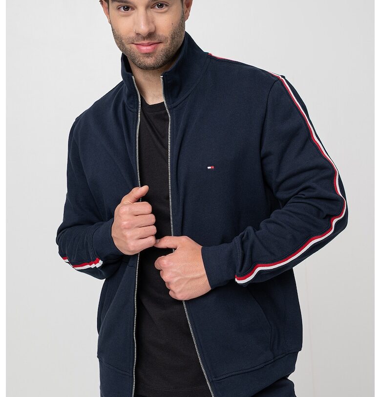 Суитшърт с лого и цип Tommy Hilfiger