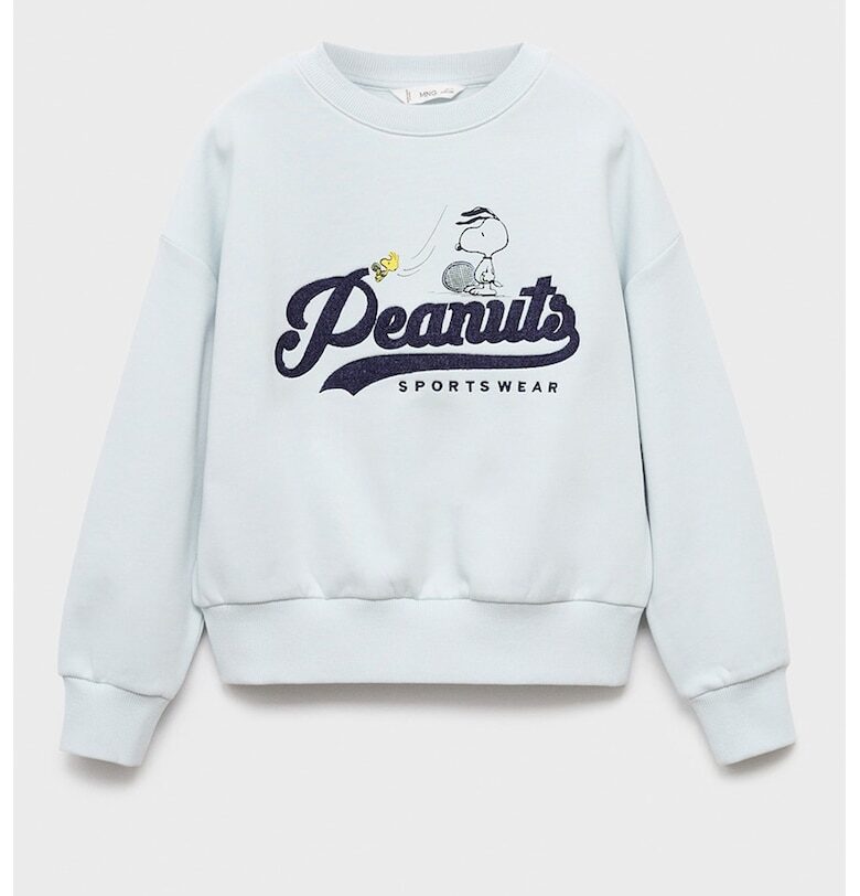 Суитшърт с надпис и фигурален принт Mango