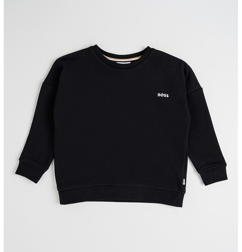 Суитшърт с овално деколте BOSS Kidswear
