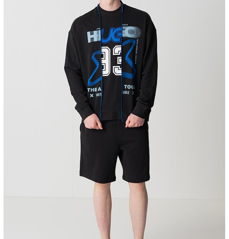 Суитшърт с овално деколте HUGO