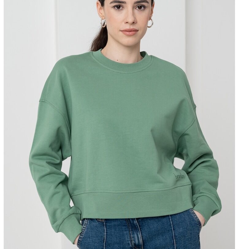 Суитшърт с овално деколте United Colors of Benetton