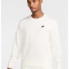 Суитшърт с овално деколте и бродирано лого Nike