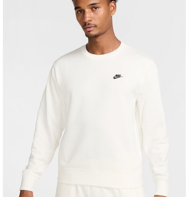 Суитшърт с овално деколте и бродирано лого Nike