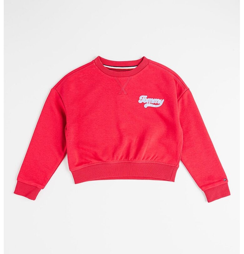 Суитшърт с органичен памук и лого Tommy Hilfiger