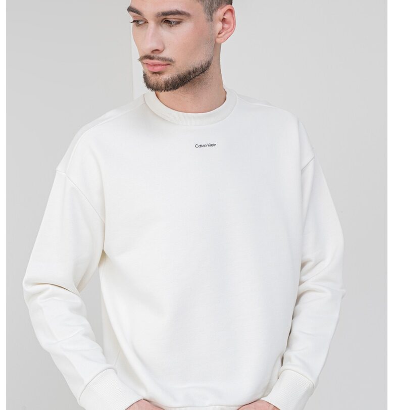 Суитшърт с органичен памук и модал CALVIN KLEIN