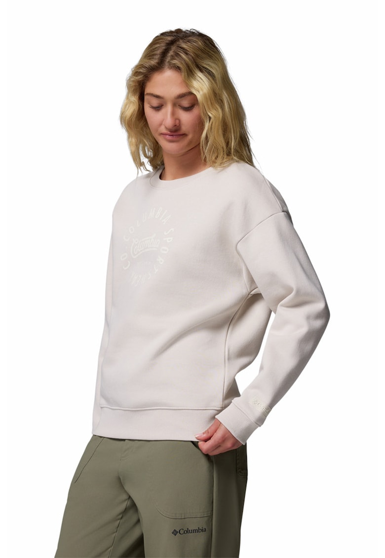 Суитшърт с паднали ръкави и лого Columbia