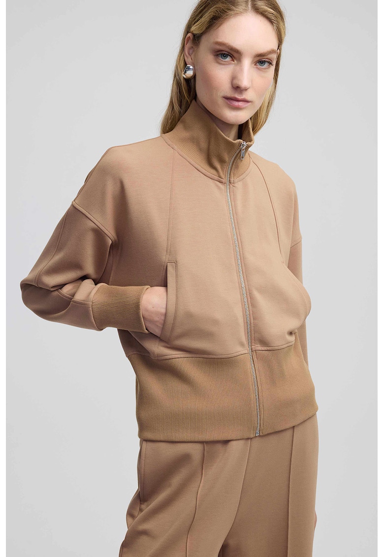 Суитшърт с паднали ръкави и цип Ipekyol