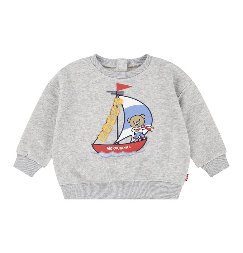 Суитшърт с памук и принт Levis