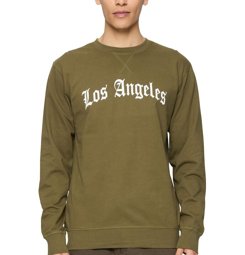 Суитшърт с памук и принт Mister tee