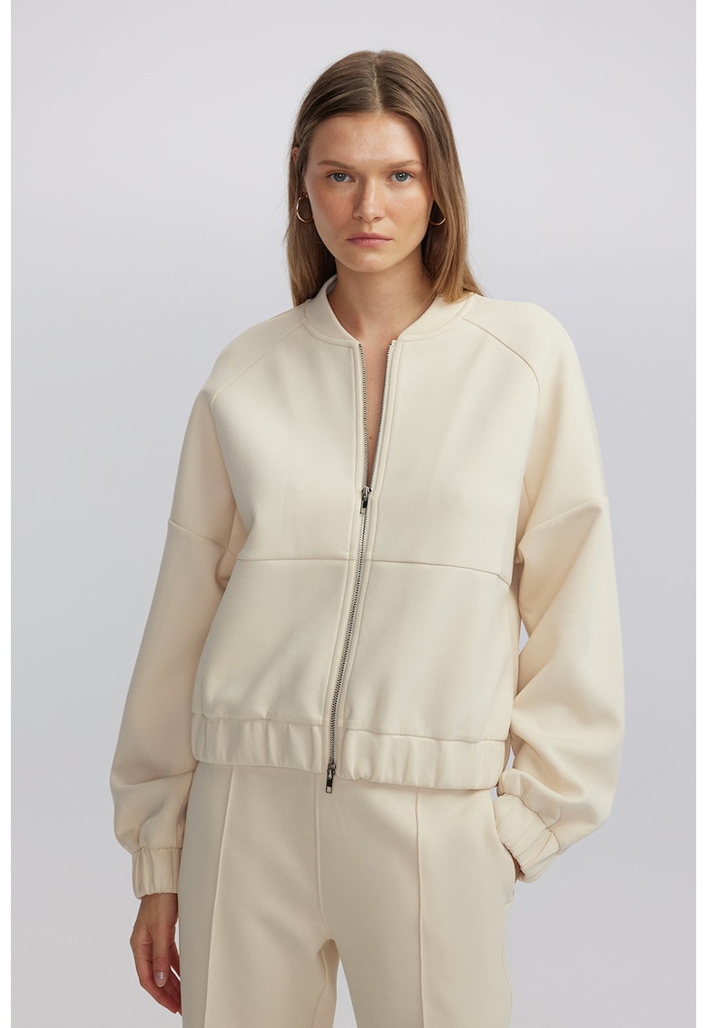 Суитшърт с памук и цип Ipekyol