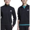 Суитшърт с памук с къс цип adidas Sportswear