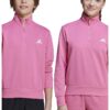 Суитшърт с памук с къс цип adidas Sportswear