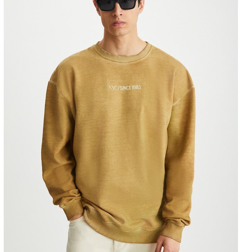 Суитшърт с памук с овално деколте GRIMELANGE