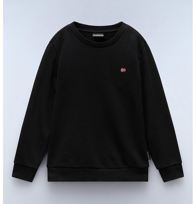 Суитшърт с памук с овално деколте Napapijri