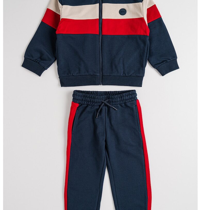 Суитшърт с памук с цип и панталон - 2 части Mayoral