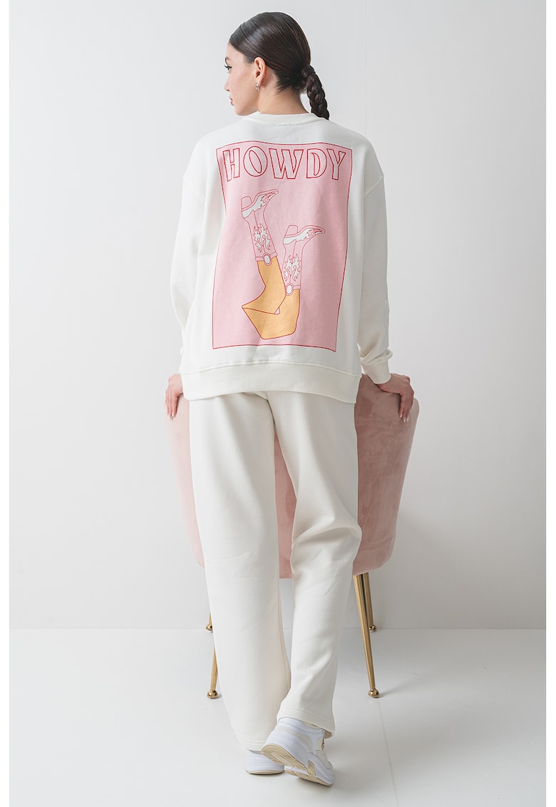 Суитшърт с принт Pieces