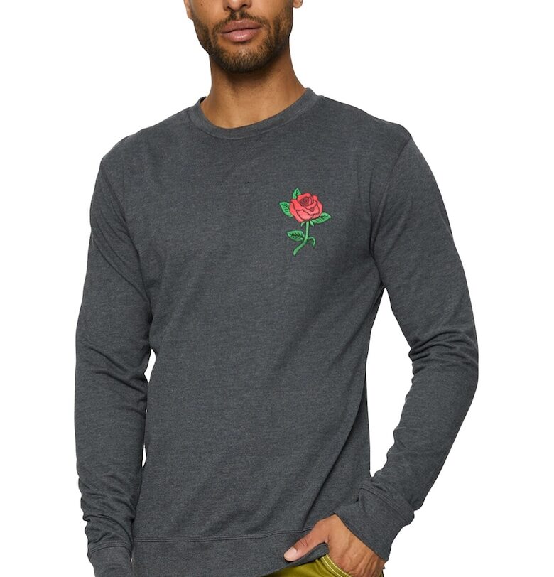 Суитшърт с флорален детайл Mister tee