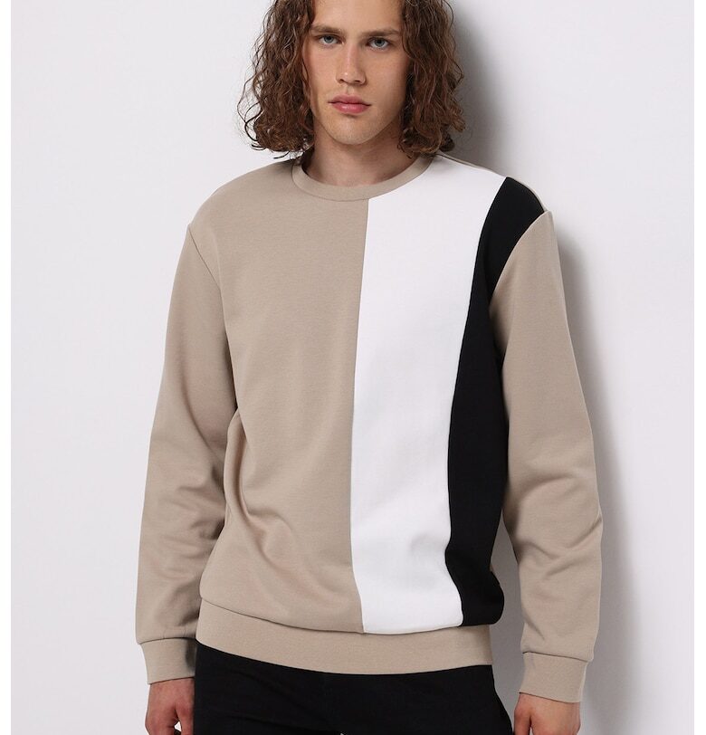 Суитшърт с цветен блок COLINS