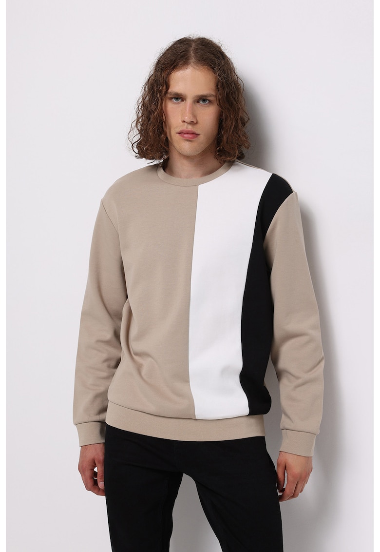 Суитшърт с цветен блок COLINS