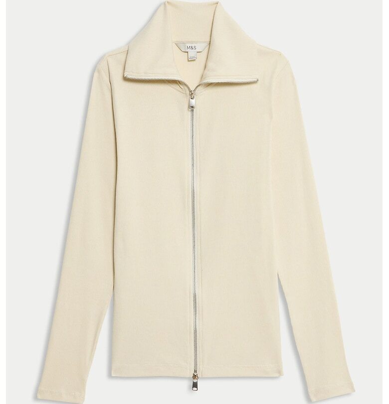 Суитшърт с цип Marks  Spencer