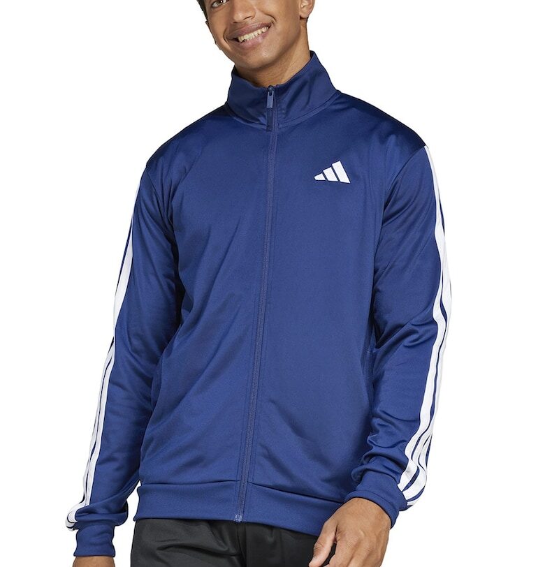 Суитшърт с цип и контрасти adidas Sportswear