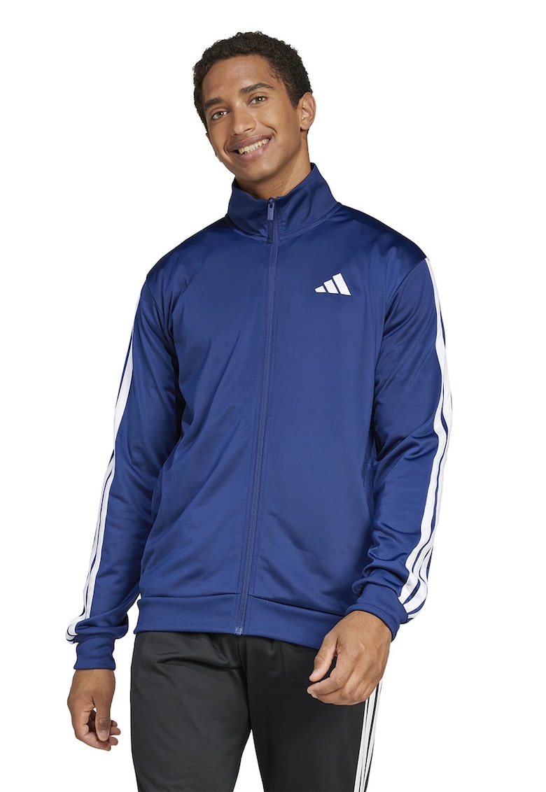 Суитшърт с цип и контрасти adidas Sportswear