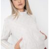 Суитшърт с цип и монограм GUESS