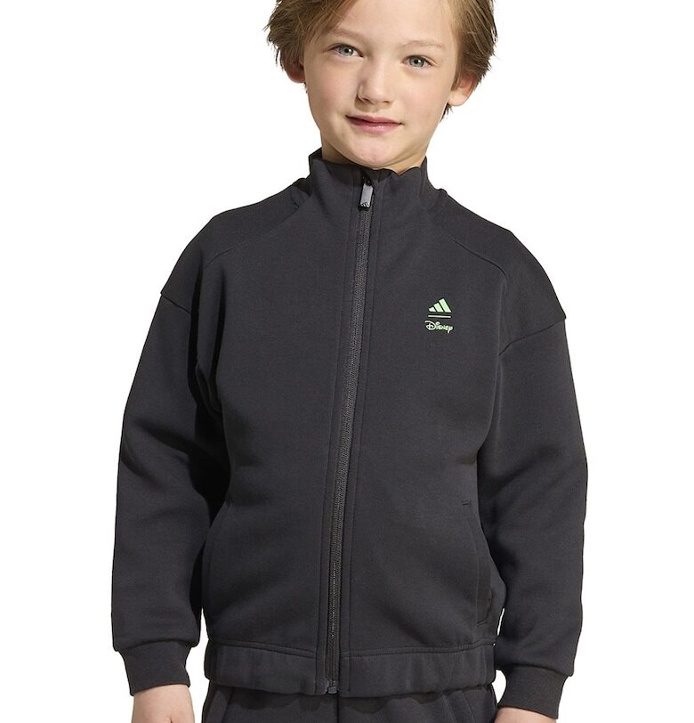 Суитшърт с цип и шарка на Mickey Mouse adidas Sportswear