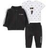 Суитшърт с цип - тениска и панталон - 3 части KARL LAGERFELD KIDS