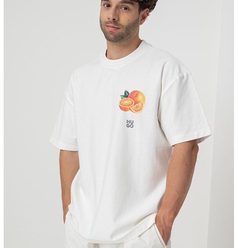 Тениска Dartie с пданли ръкави HUGO