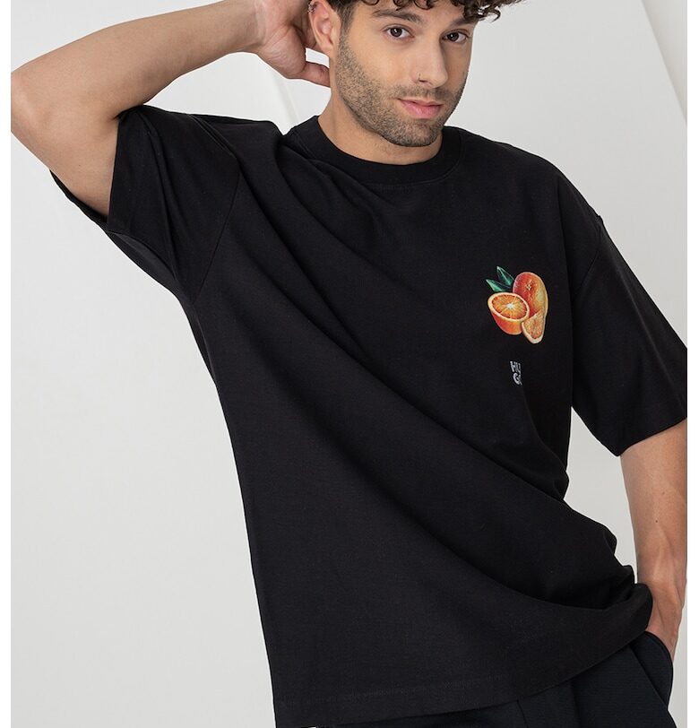 Тениска Dartie с пданли ръкави HUGO