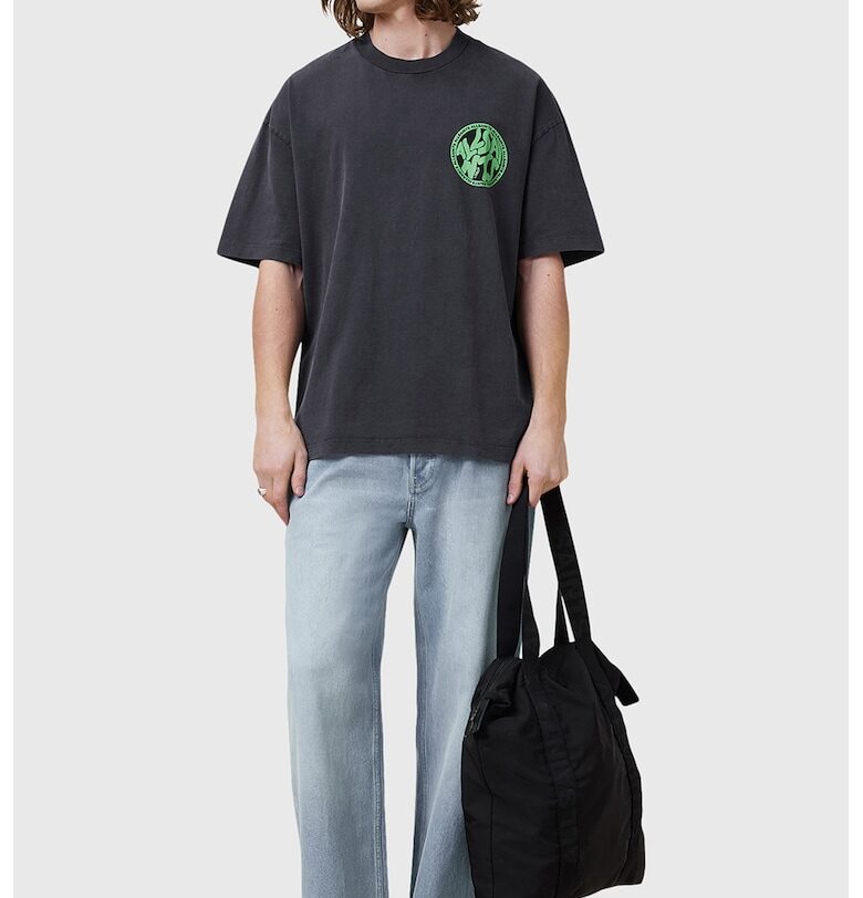 Тениска Distortion SS с принт на гърба AllSaints