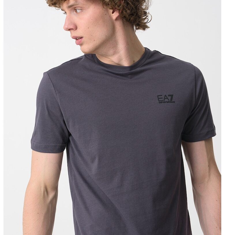 Тениска Girocollo с изчистен десен EA7