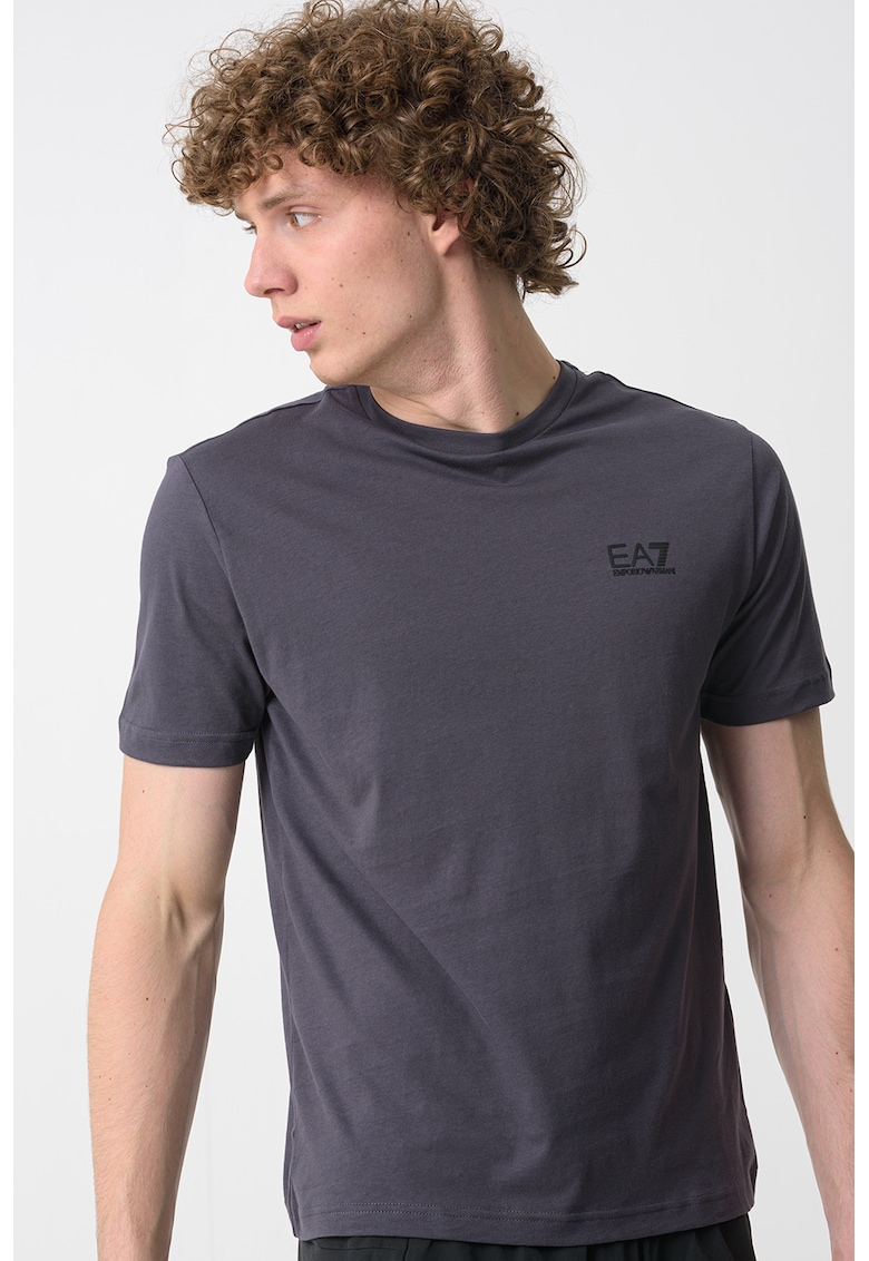 Тениска Girocollo с изчистен десен EA7