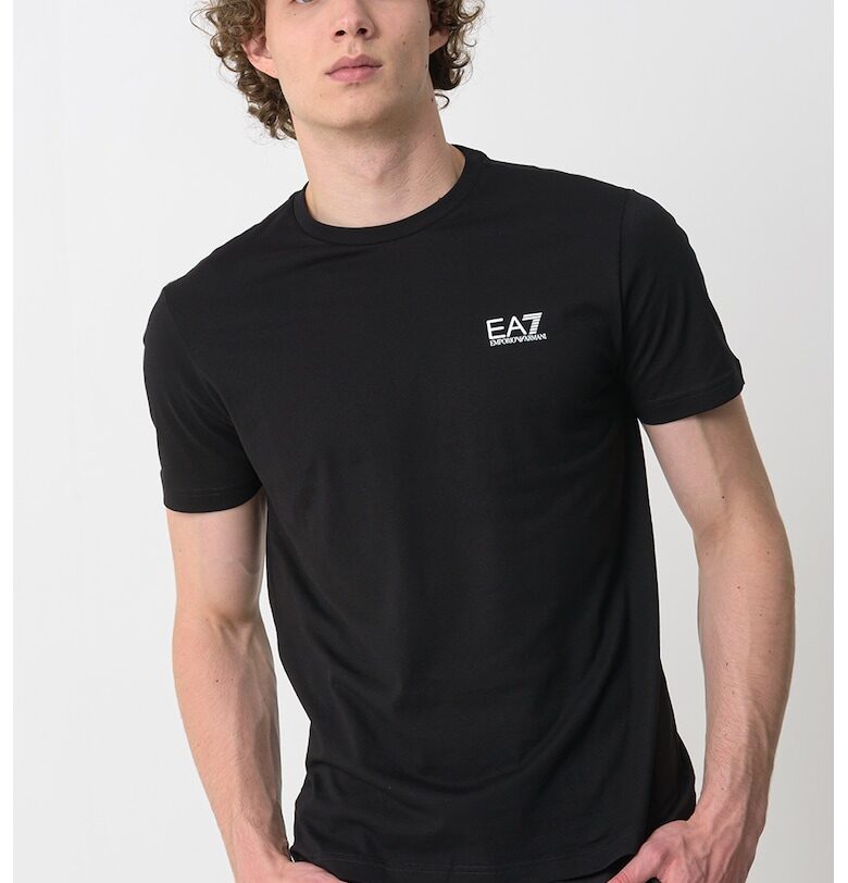 Тениска Girocollo с изчистен десен EA7