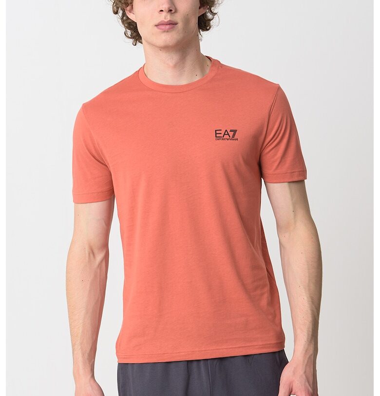 Тениска Girocollo с изчистен десен EA7