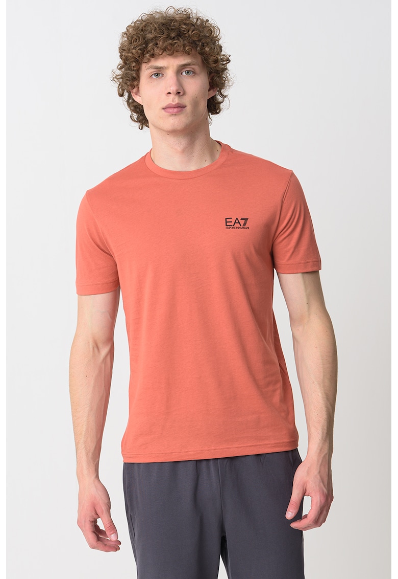 Тениска Girocollo с изчистен десен EA7