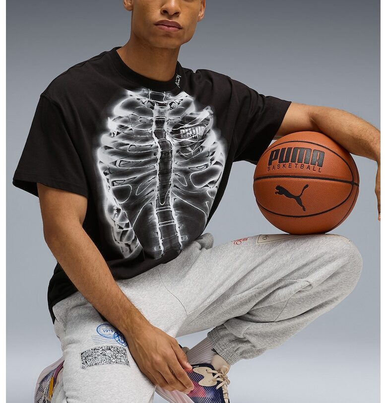 Тениска Hooptopia Hoopray Vision с принт Puma