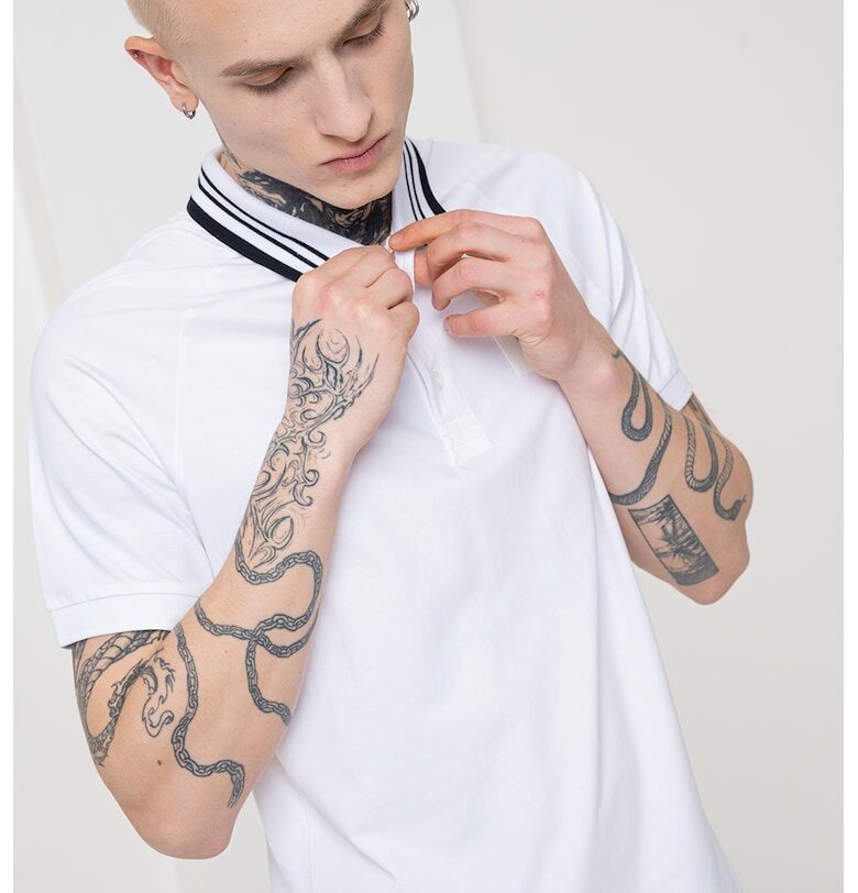 Тениска Paddy с яка и реглан ръкави BOSS