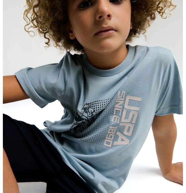 Тениска и бермуди с лого US Polo Assn