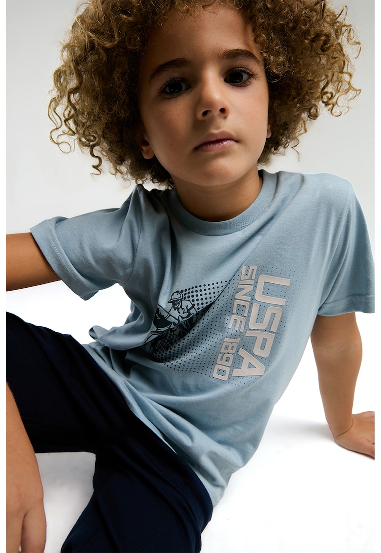 Тениска и бермуди с лого US Polo Assn