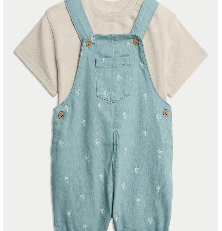 Тениска и гащеризон с лиосел Marks  Spencer