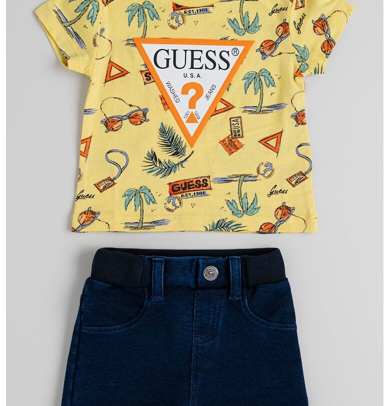 Тениска и къс панталон - 2 части GUESS KIDS