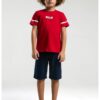 Тениска и шорти от памук с лого - 2 части US Polo Assn