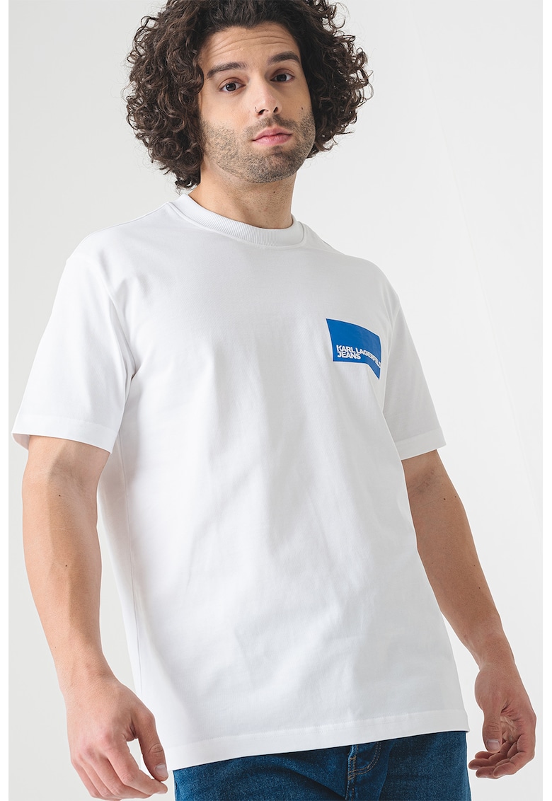 Тениска от органичен памук KARL LAGERFELD JEANS