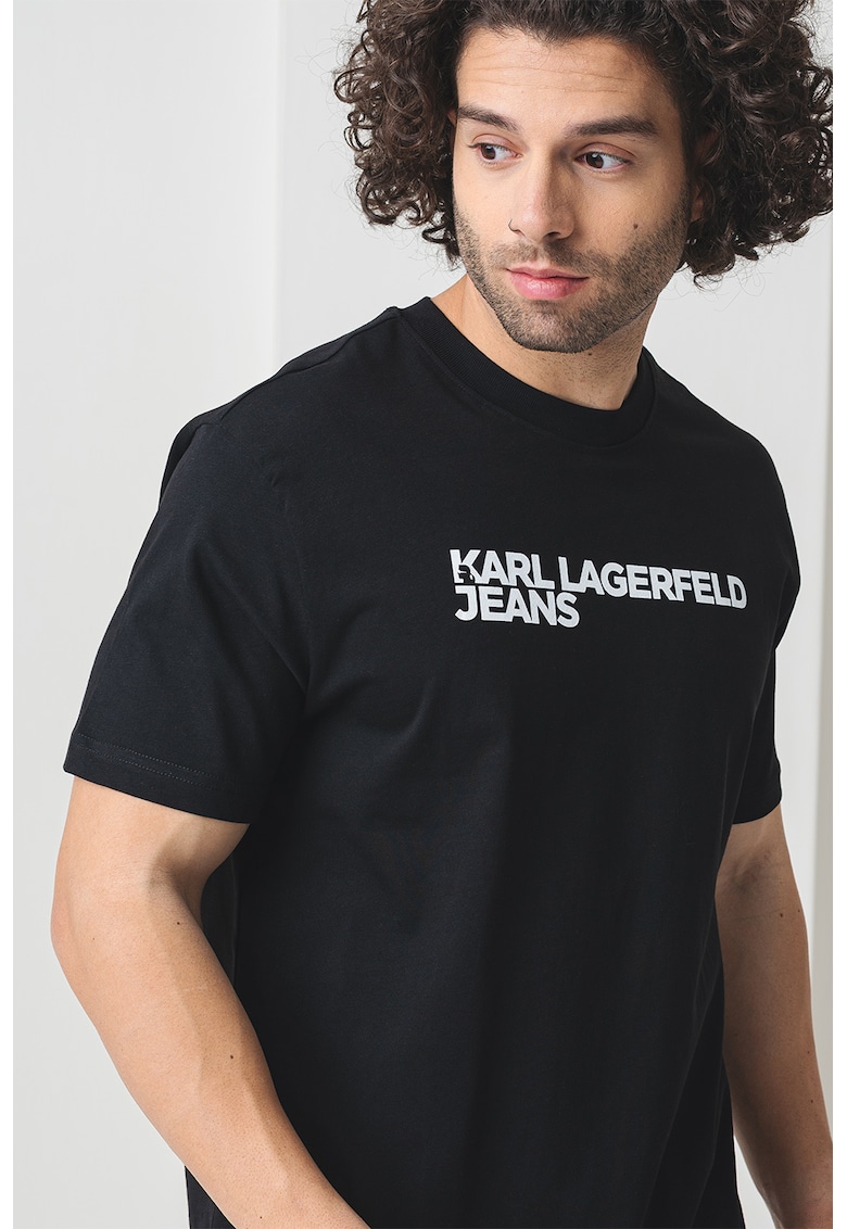 Тениска от органичен памук KARL LAGERFELD JEANS