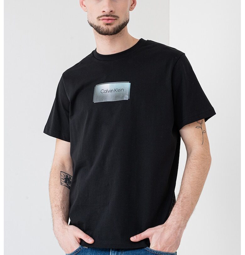 Тениска от органичен памук с лого CALVIN KLEIN