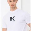 Тениска от органичен памук с лого KARL LAGERFELD JEANS
